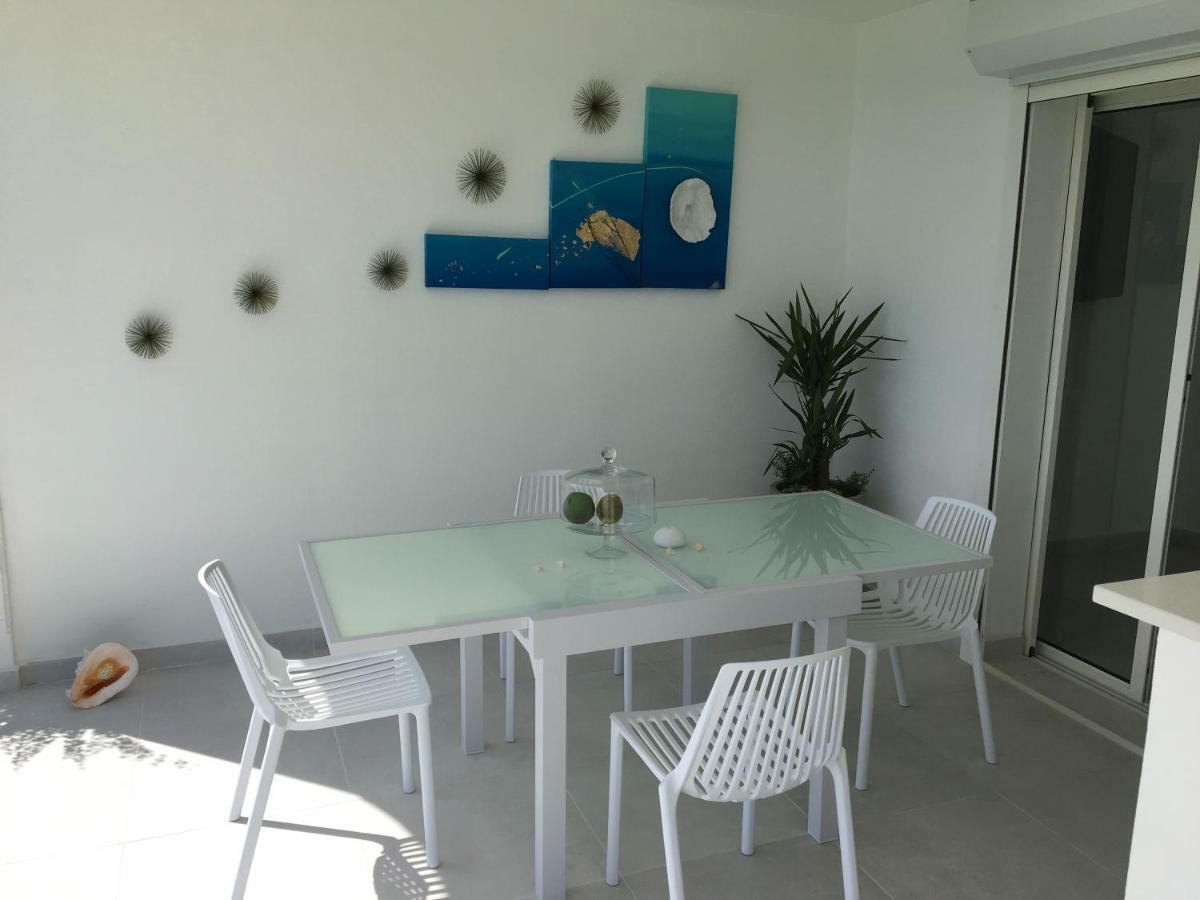 Studio Cozy Melissa Elegance - Guadeloupe , Le Gosier , Dampierre - Avec Pleine Vue Mer - Ocean A 180 Degres Eksteriør billede