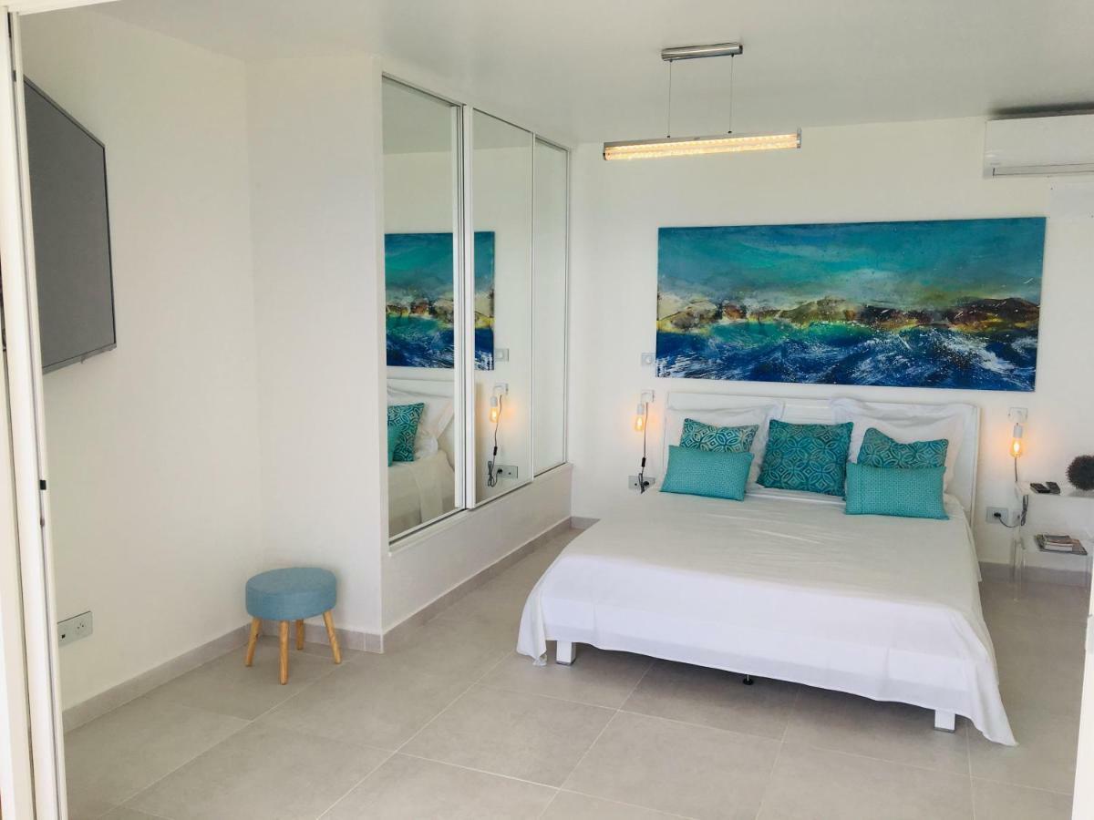 Studio Cozy Melissa Elegance - Guadeloupe , Le Gosier , Dampierre - Avec Pleine Vue Mer - Ocean A 180 Degres Eksteriør billede