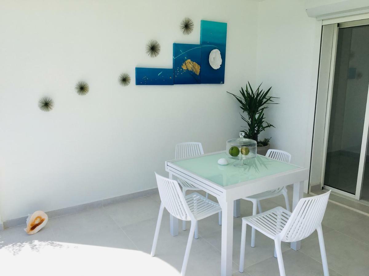 Studio Cozy Melissa Elegance - Guadeloupe , Le Gosier , Dampierre - Avec Pleine Vue Mer - Ocean A 180 Degres Eksteriør billede